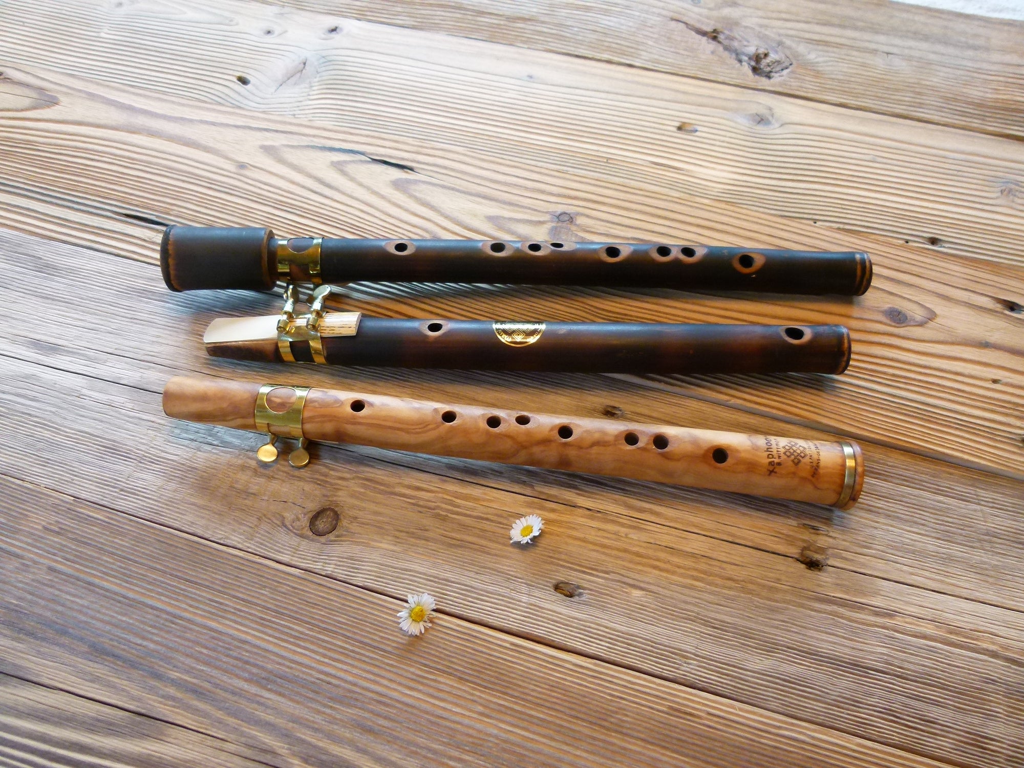 Bambus und Holz Saxophone | Dunum.ch
