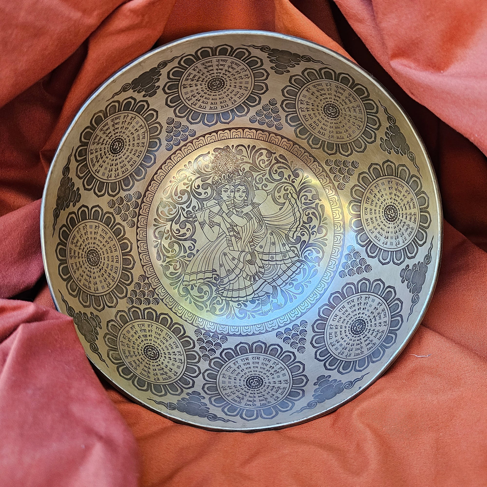 Singing bowl - Radha-Krishna ø 21 cm