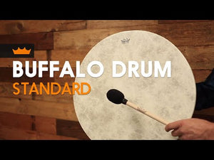 Vegan Buffalo Drum, 16" with Mallet