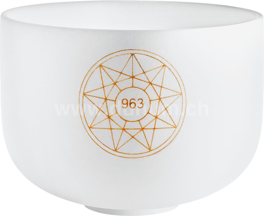 10" / 25cm Solfeggio Kristallklangschale - 963Hz / B4 | Klangschalen & Stimmgabeln | Dunum.ch