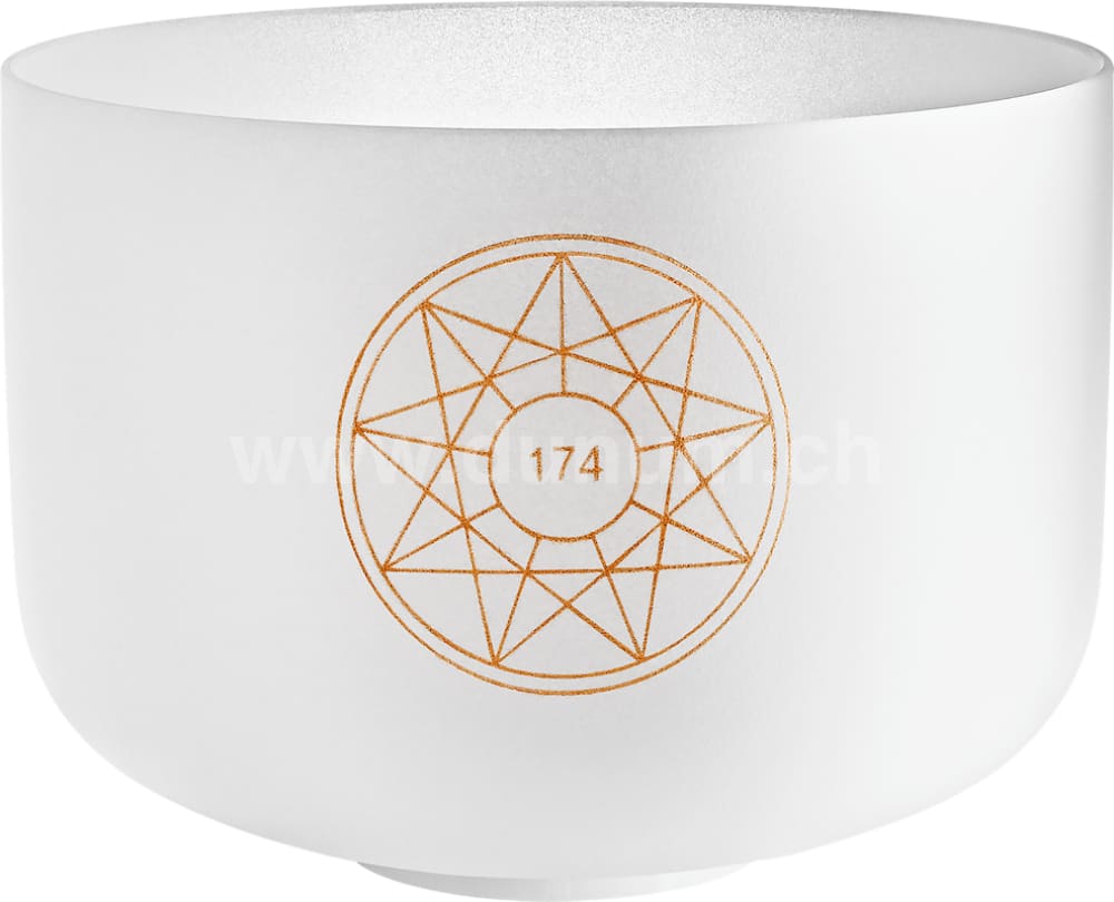 12" / 30cm Solfeggio Kristallklangschale - 174Hz / F3 | Klangschalen & Stimmgabeln | Dunum.ch