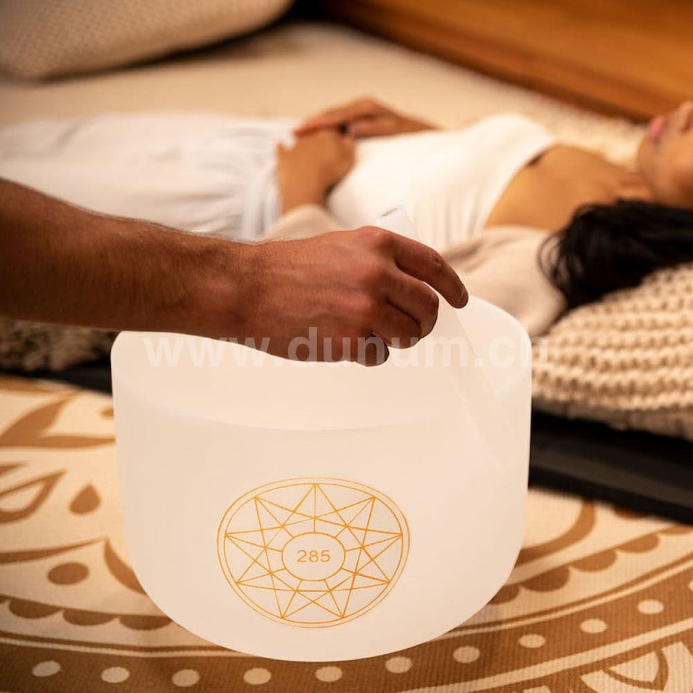 12" / 30cm Solfeggio Kristallklangschale - 285Hz / C#4 | Klangschalen & Stimmgabeln | Dunum.ch