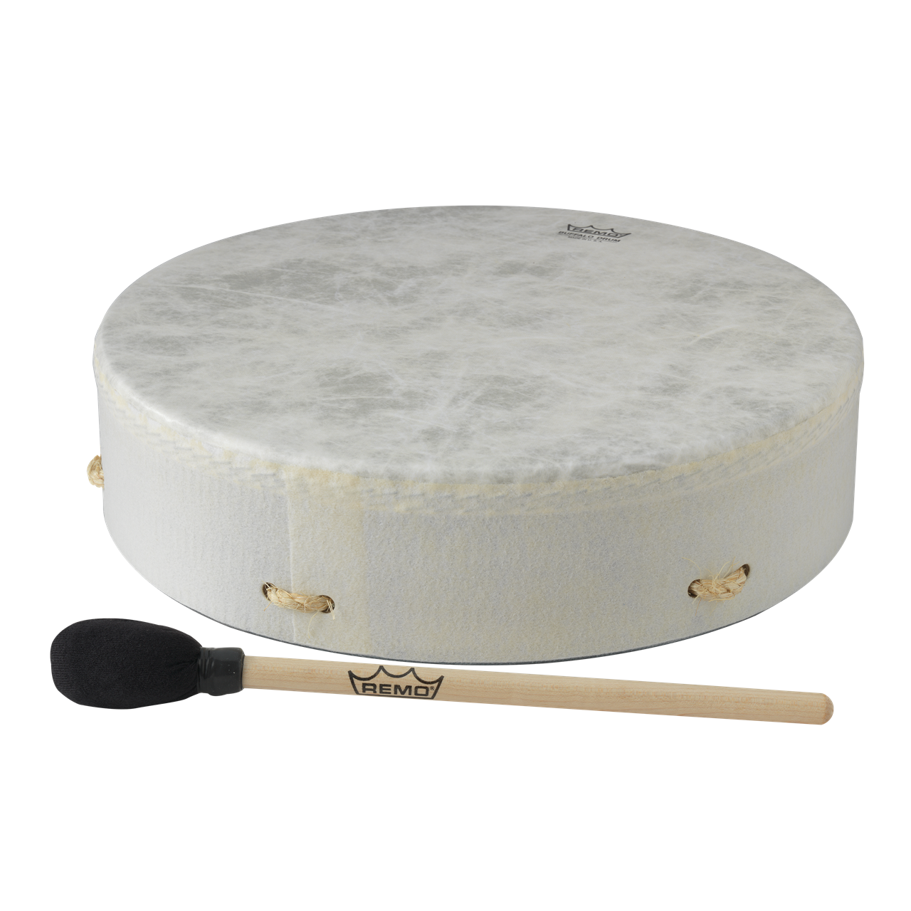 Vegan Buffalo Drum ø 35 cm with mallet