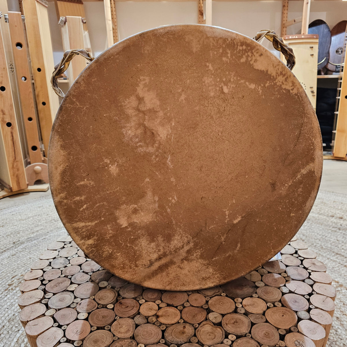 Vier Himmelsrichtung Trommel 50 cm - Elch