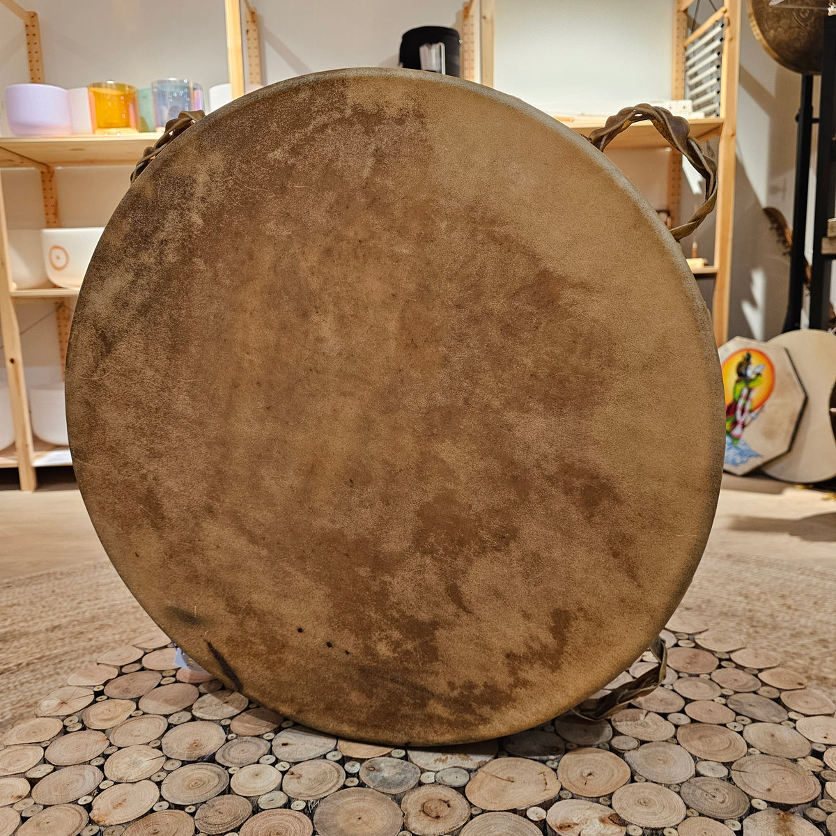 Vier Himmelsrichtung Trommel 50 cm - Elch