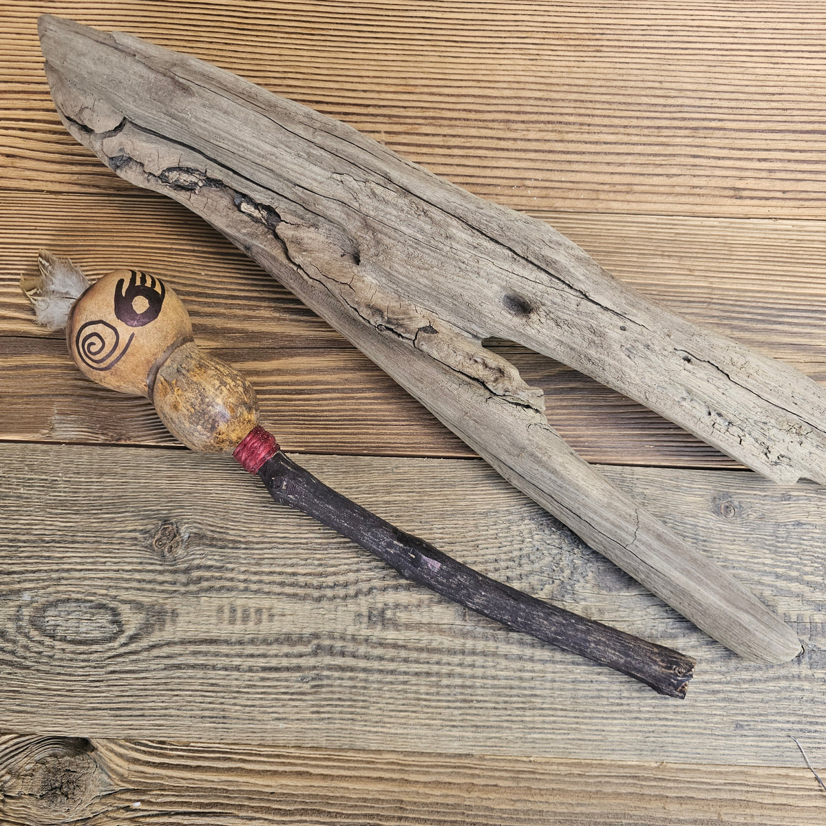 Gourd Rattel | Hochet à calebasse des Lakota