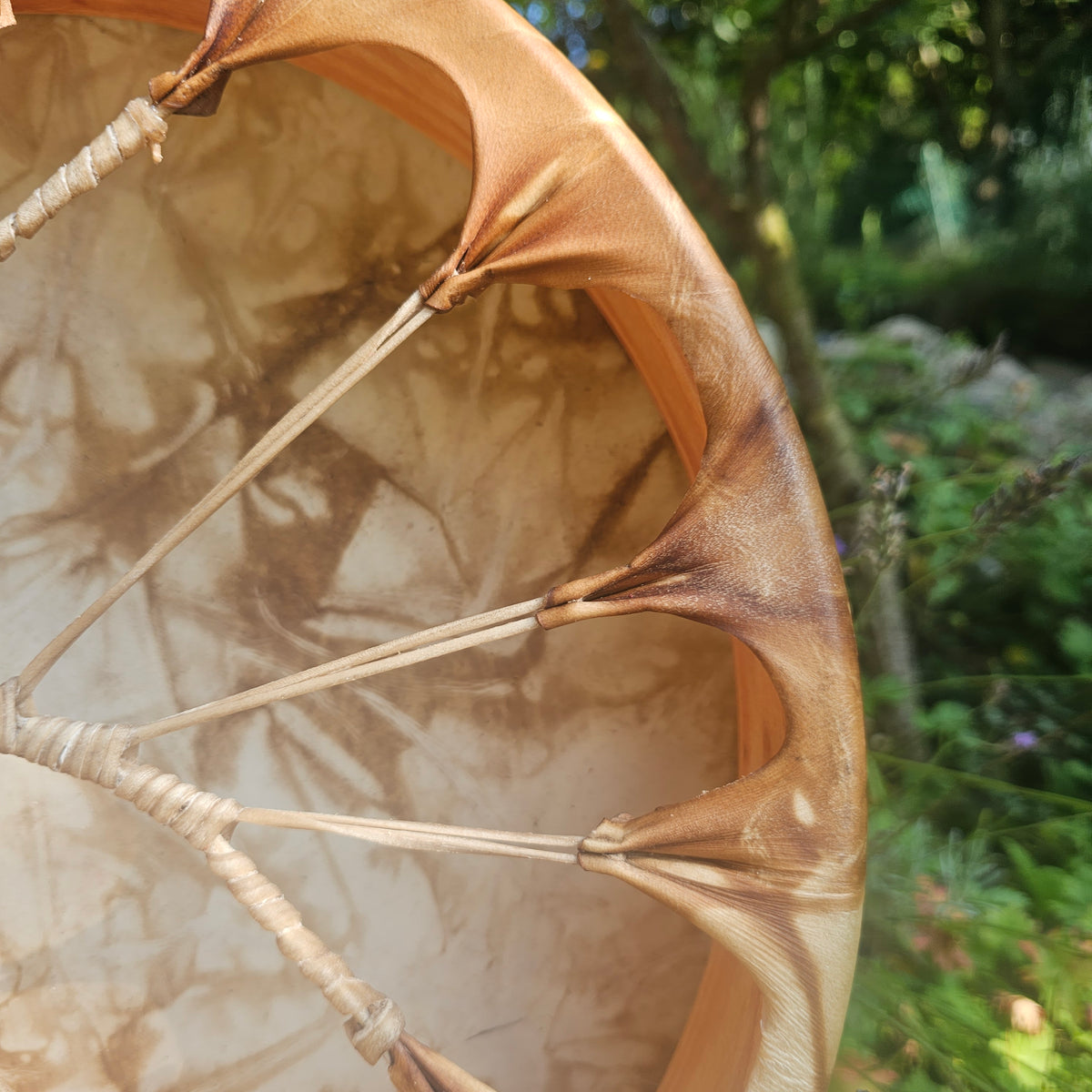 Full moon shaman drum ø 40 cm - deer larch