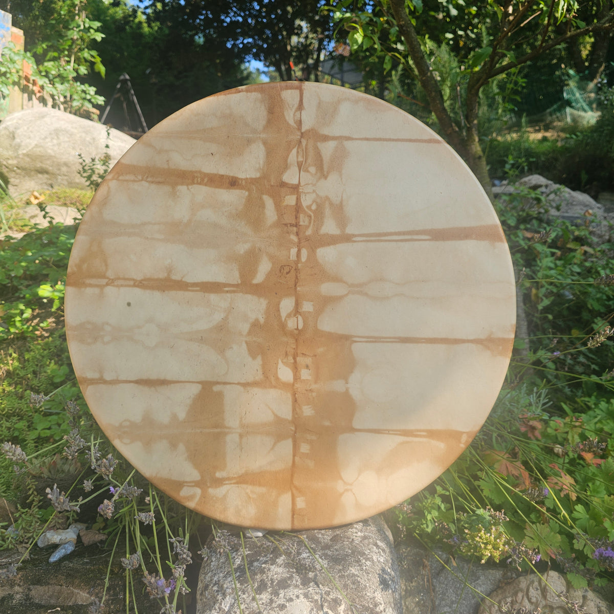 Full moon shaman drum ø 45 cm - stag - lime tree