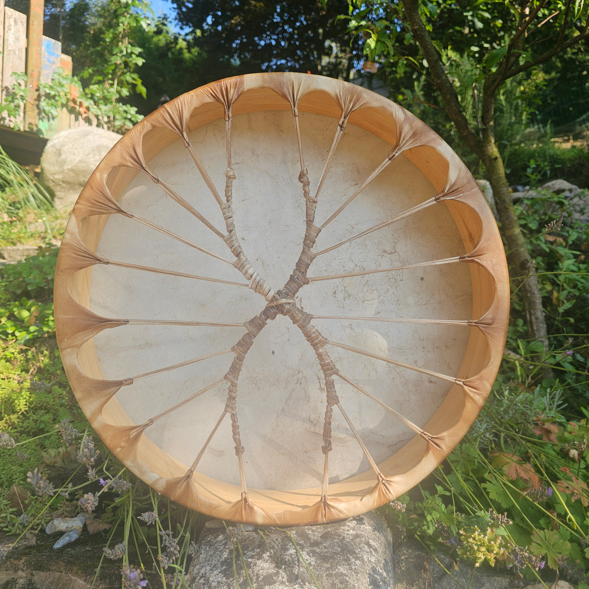 Full moon shaman drum ø 45 cm - stag - lime tree