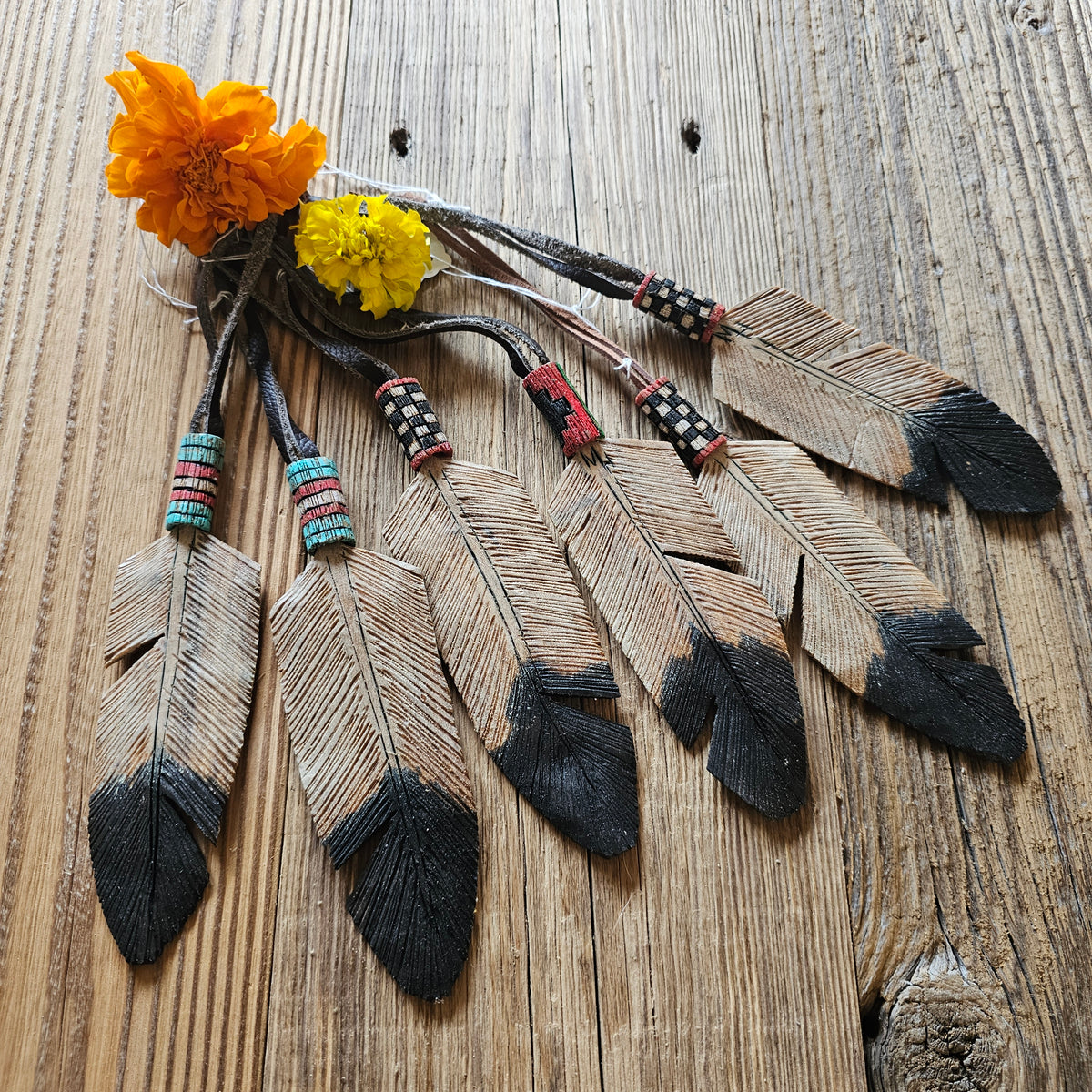 Hopi prayer feathers