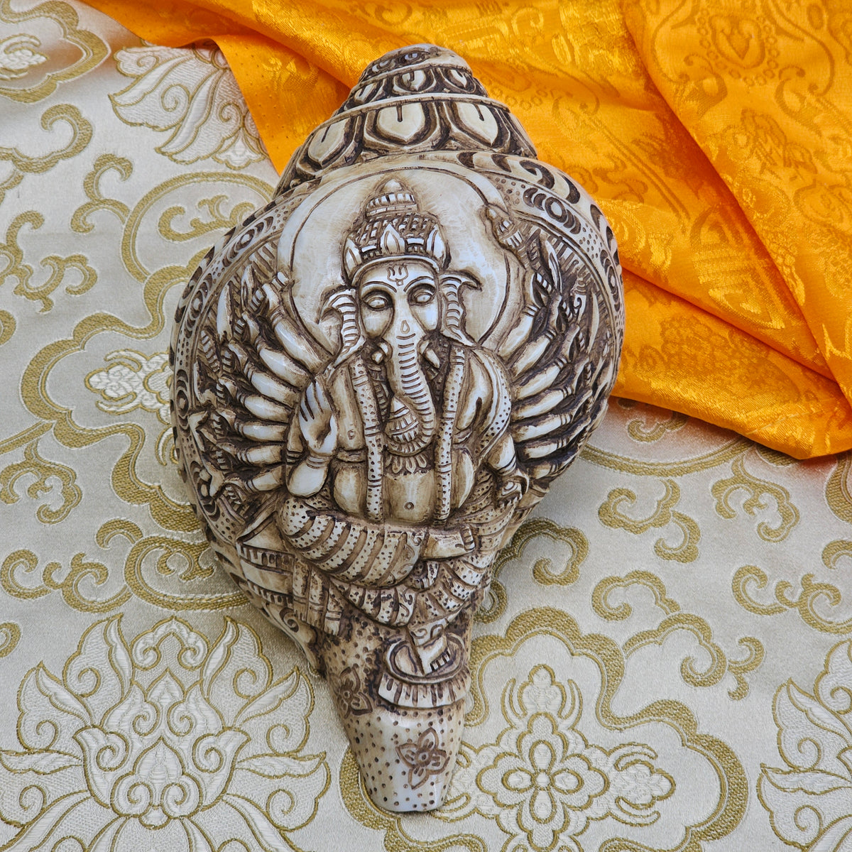 Muschelhorn Ganesh