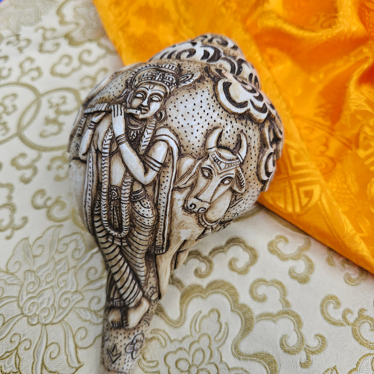 Muschelhorn Krishna