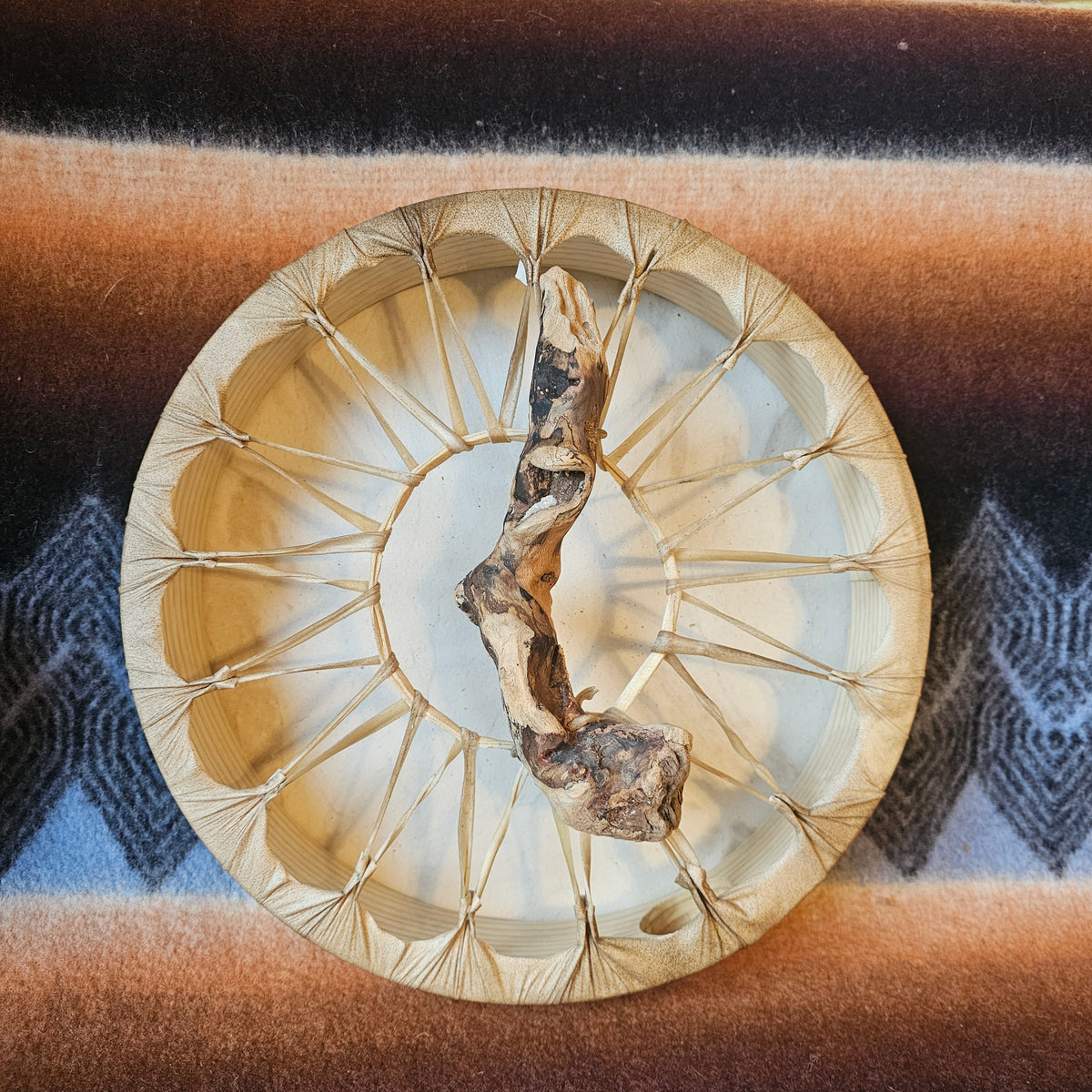 Tambour de chaman de la Nouvelle Lune ø 30 cm - Daim