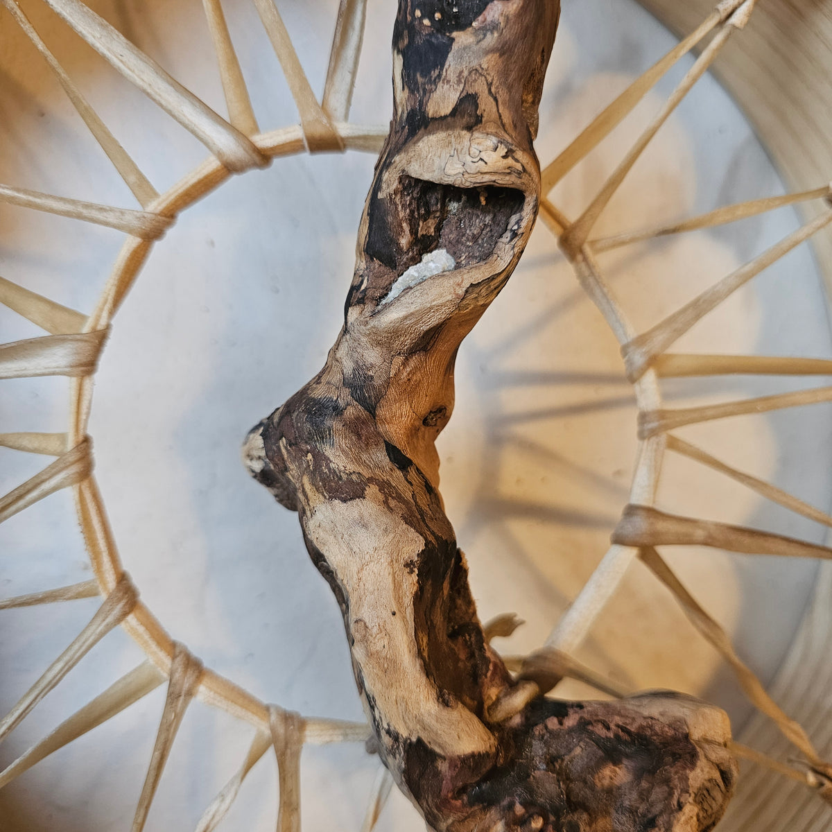 Tambour de chaman de la Nouvelle Lune ø 30 cm - Daim
