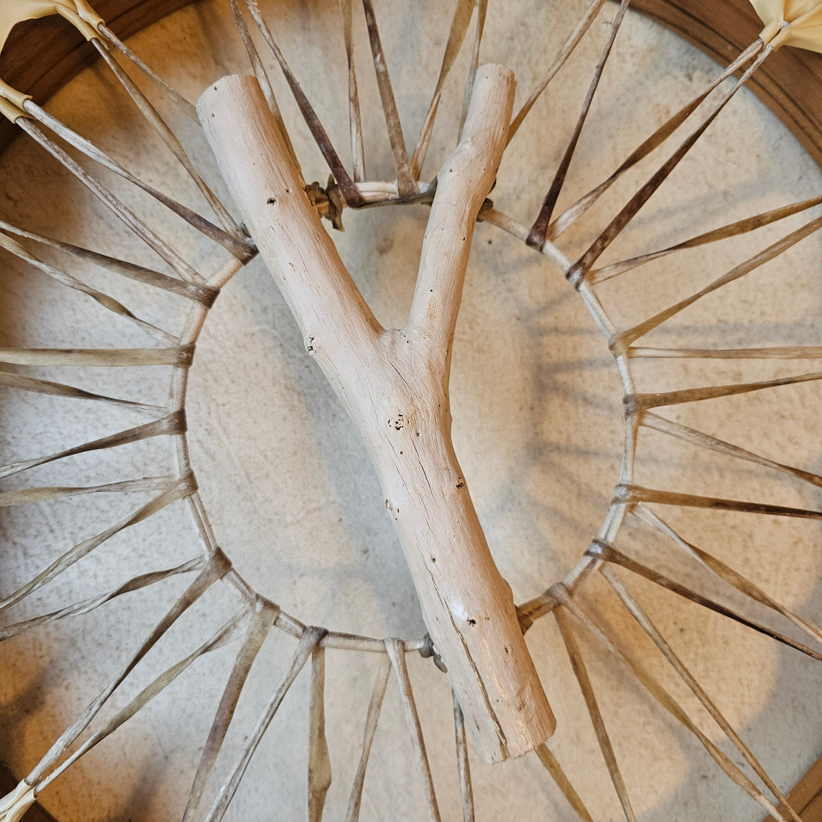 Tambour de chaman de la nouvelle lune ø 40 cm - accordable - cerf sika