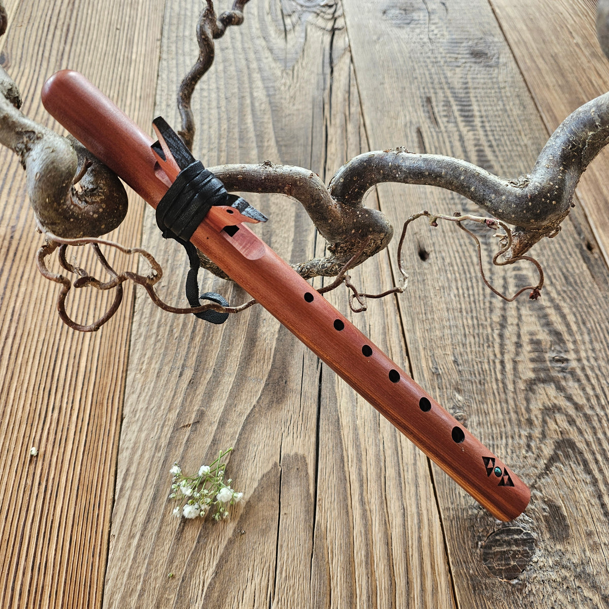 Pocket flute G with turquoise