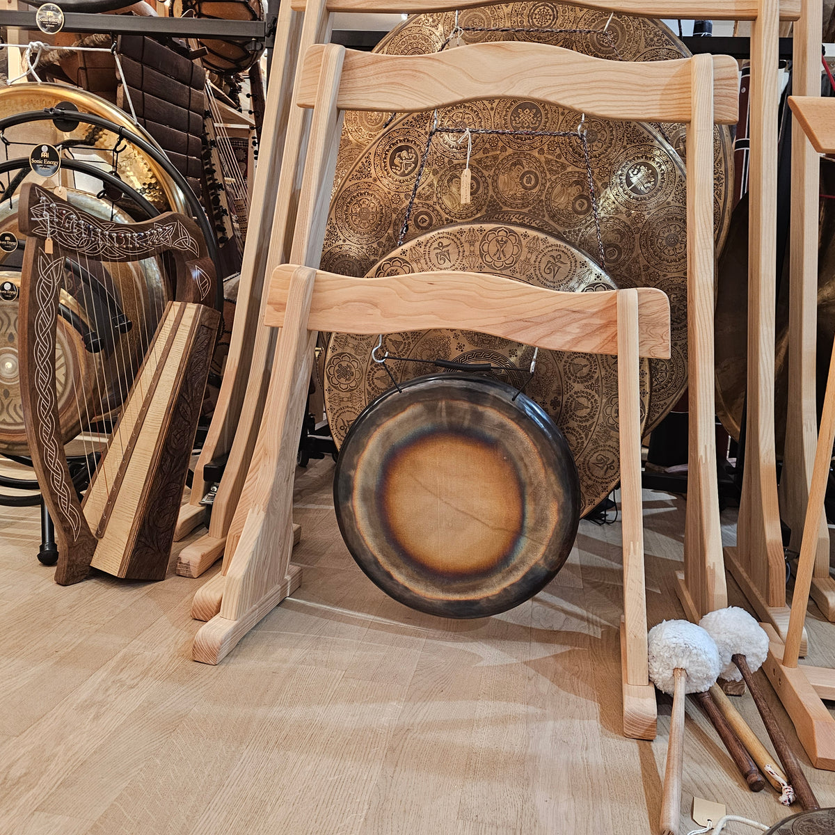 16"- 40 cm - Wurzelgong Solfeggio 174 Hz