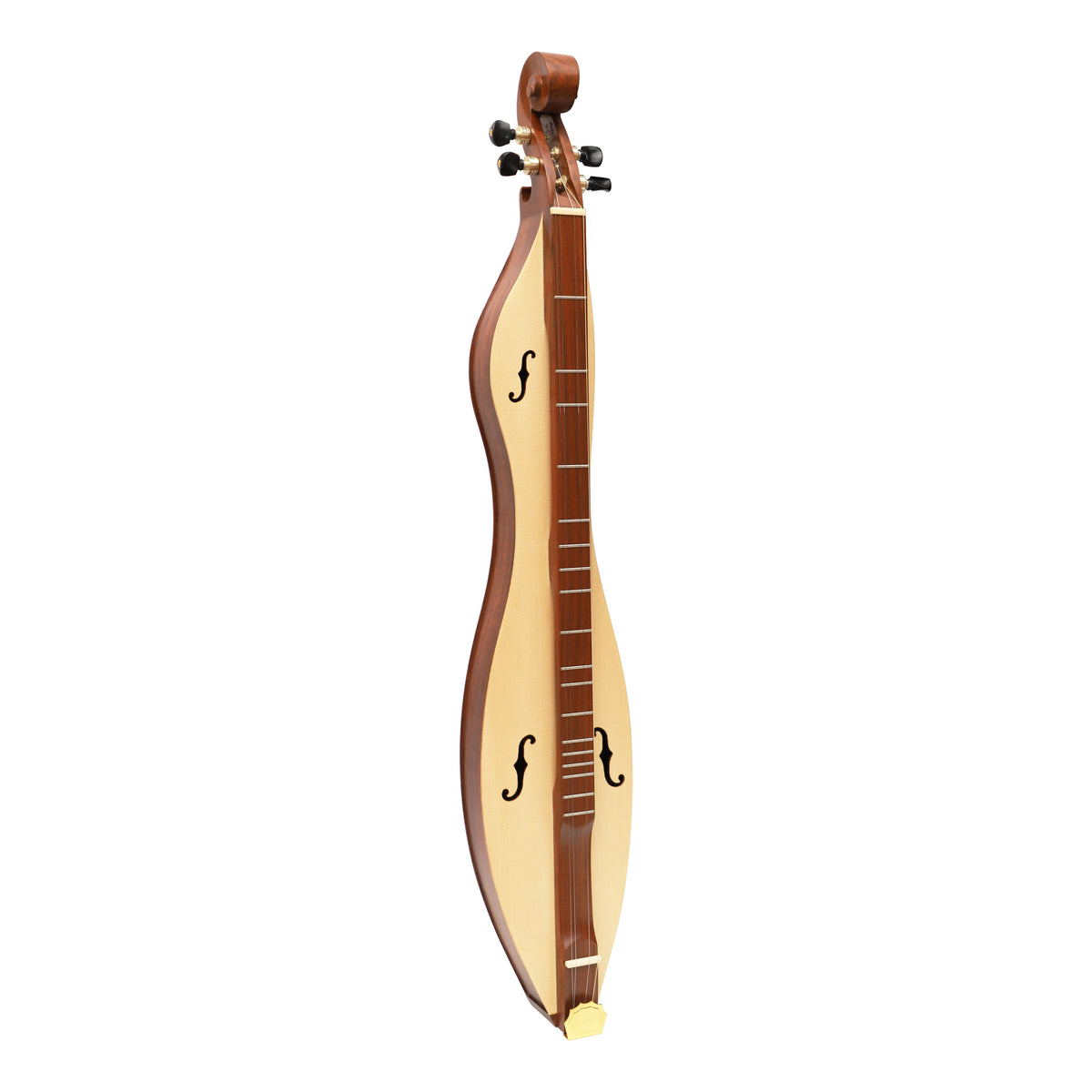 Mountain Dulcimer – 4-saitig, Rosenholz, F-Löcher