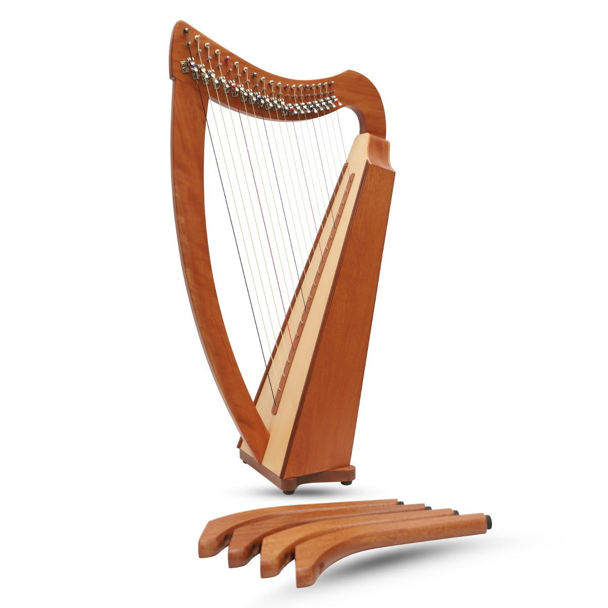 19-string Trinity Cèilidh Harp – Mahogany