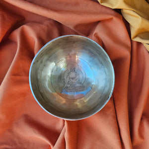 Klangschale - Medizin Buddha mit ø 14 cm