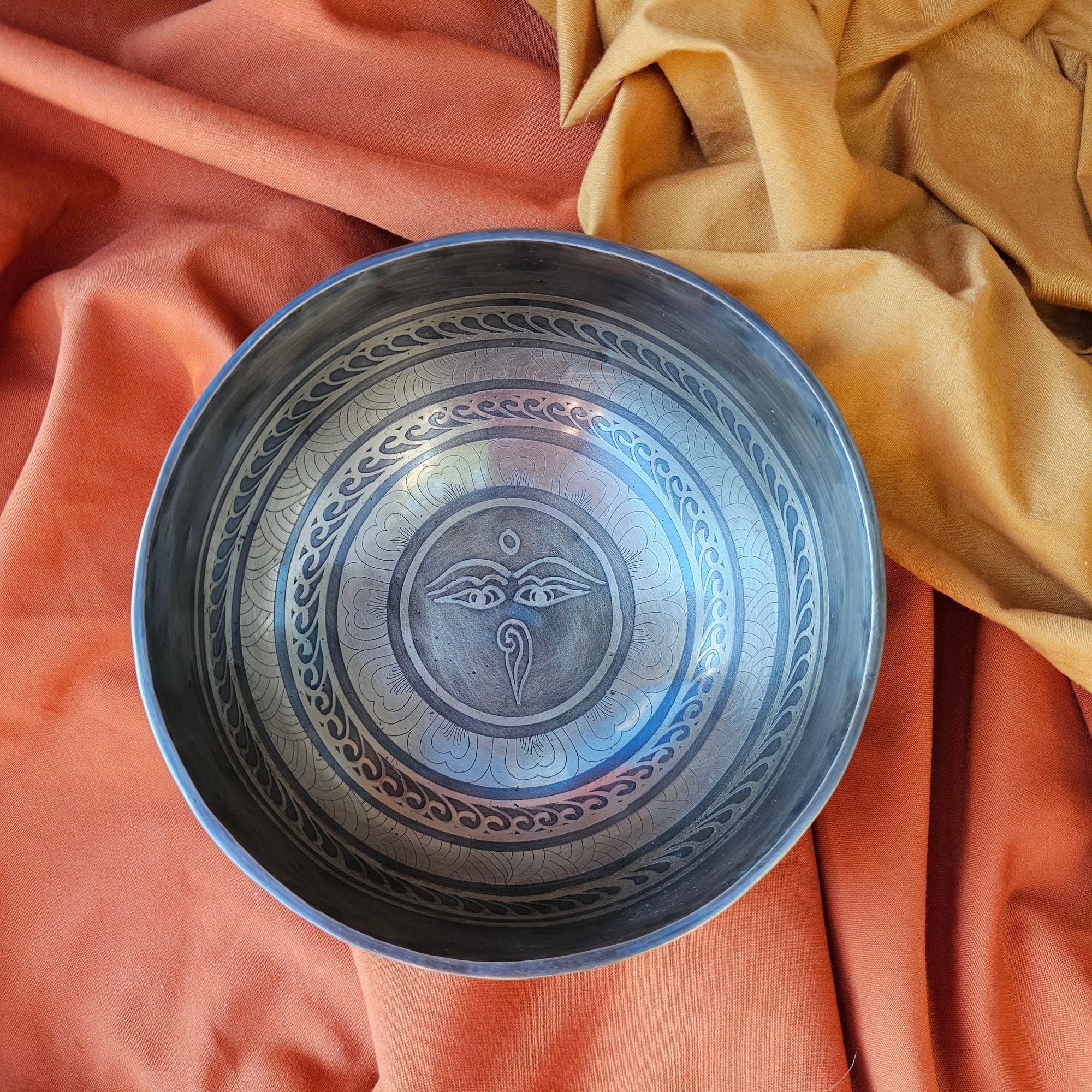 Singing Bowl - Buddha's Eyes ø 15 cm