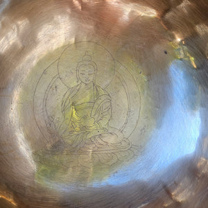 Klangschale - Medizin Buddha mit ø 20 cm