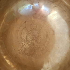Klangschale - Medizin Buddha mit ø 20 cm