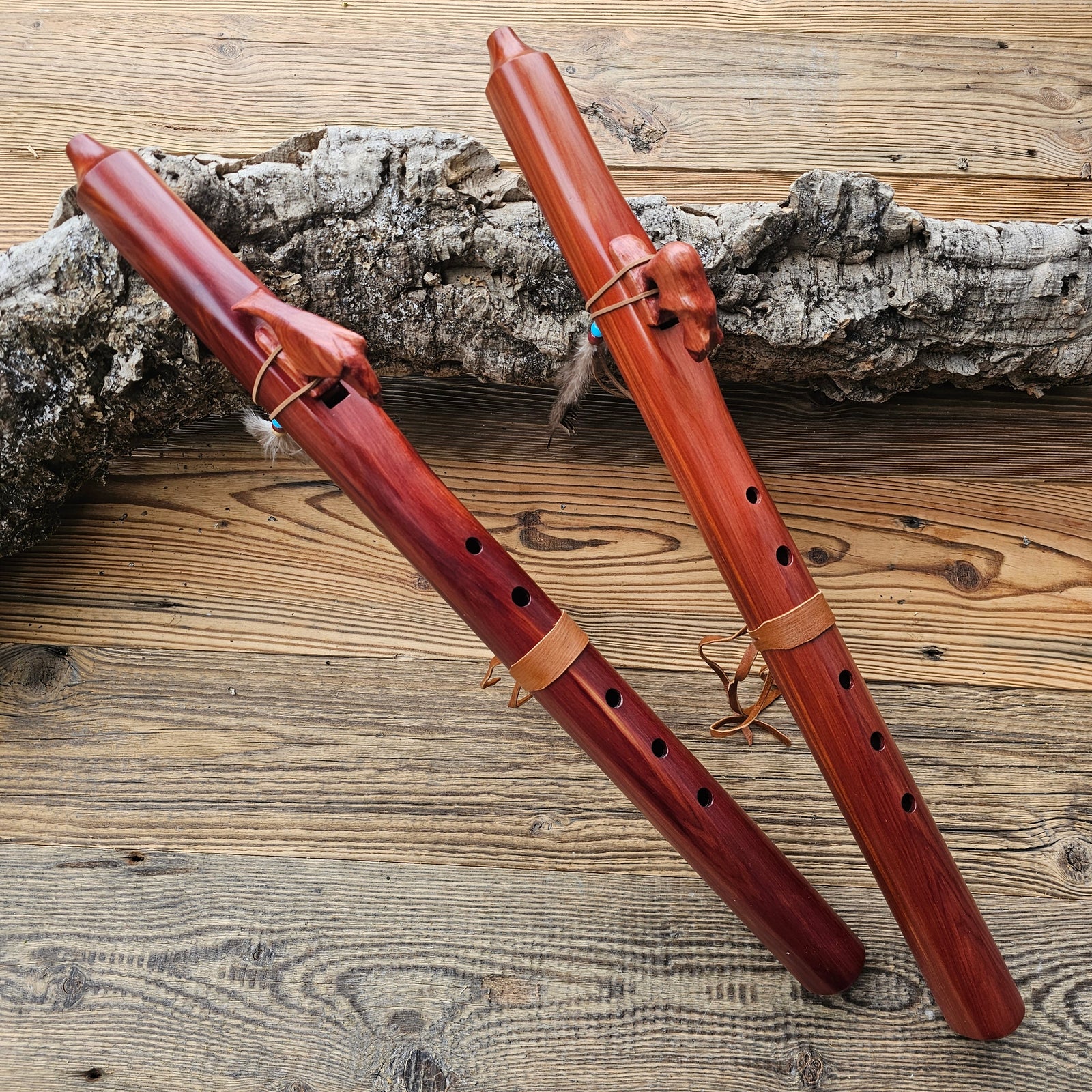 Navajo Indianer Flöten in A | Blasinstrumente | Indianische Flöten | Dunum.ch