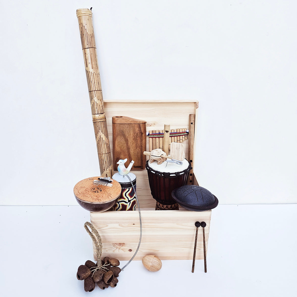 Boîte à instruments pour l&#39;éveil musical