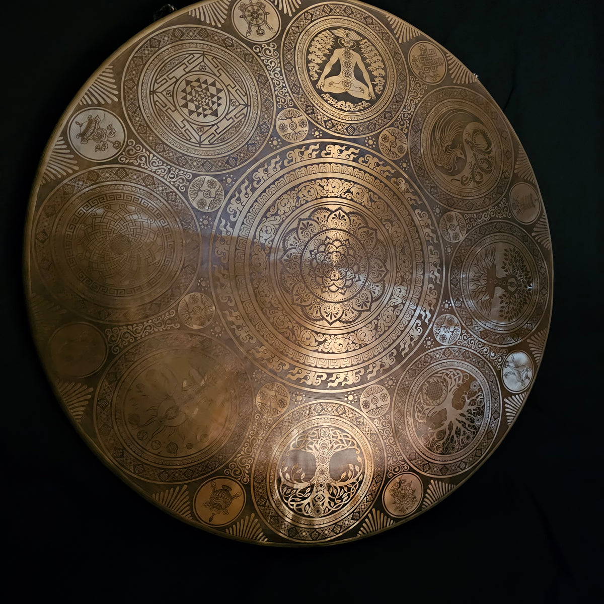Tempelgong aus Nepal ø 70 cm