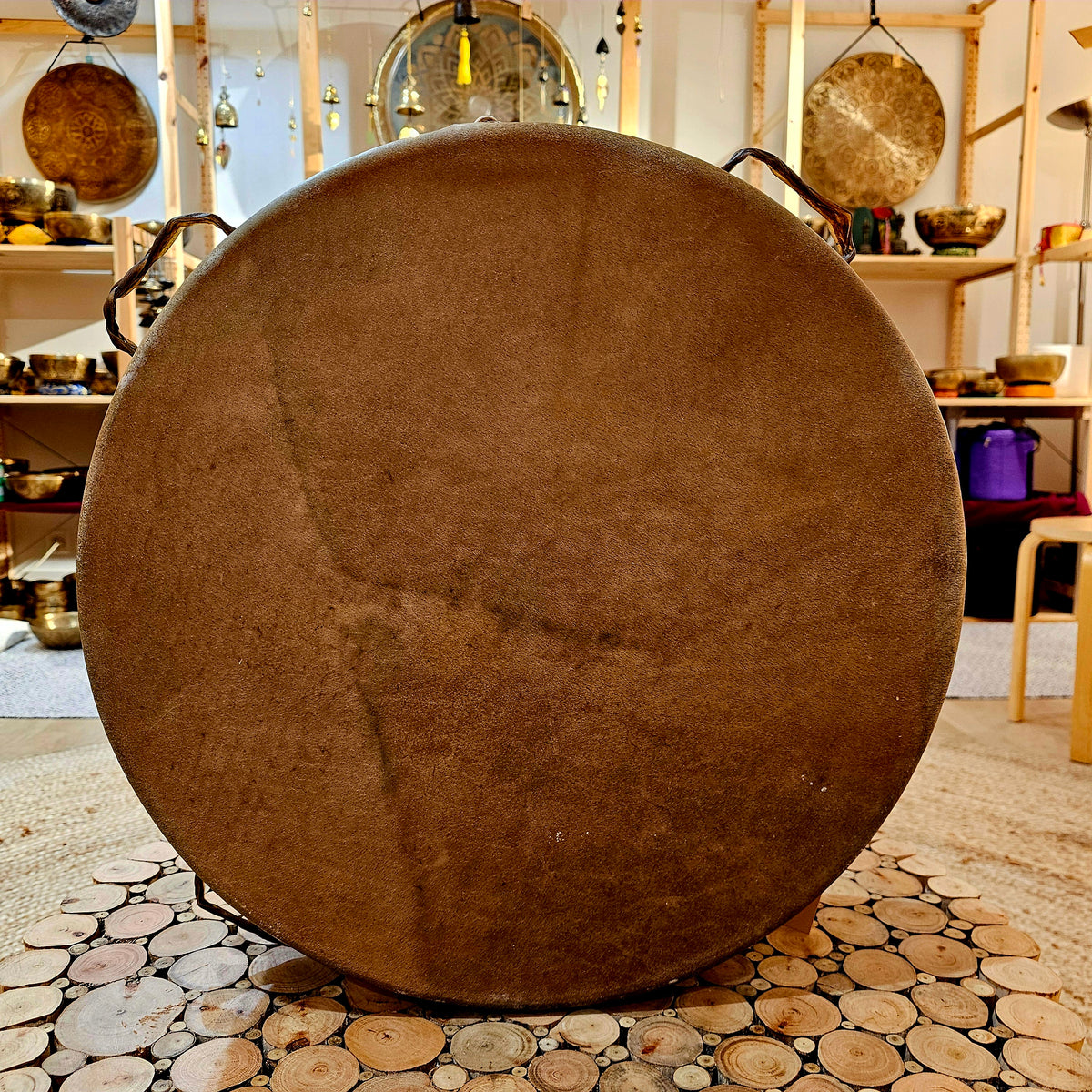 Quatre points cardinaux tambour 50 cm - Bison