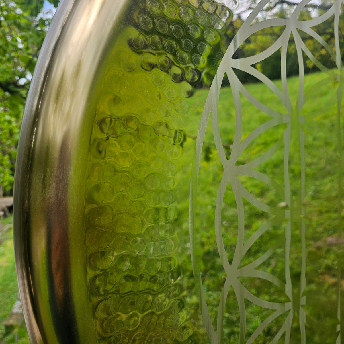 Mirrow Gong ⌀ 80 cm - Flower of life