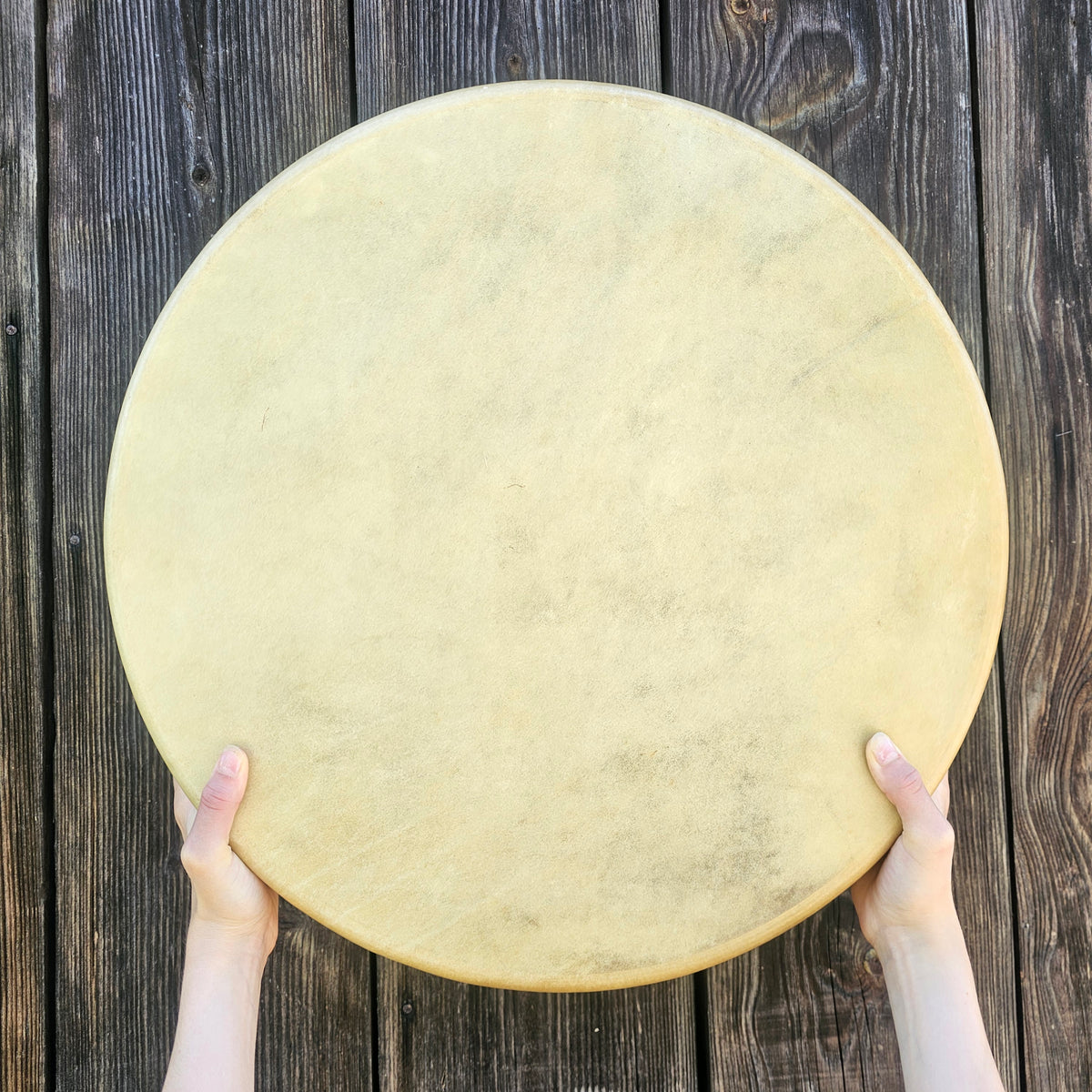 Tambour indien ø 45 cm - cerf rouge