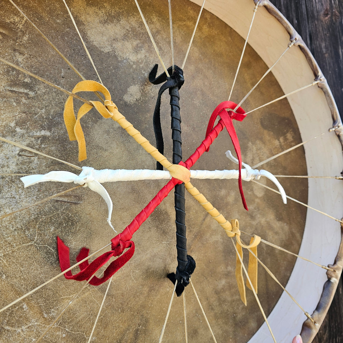Tambour rituel ø 60 cm - Bison
