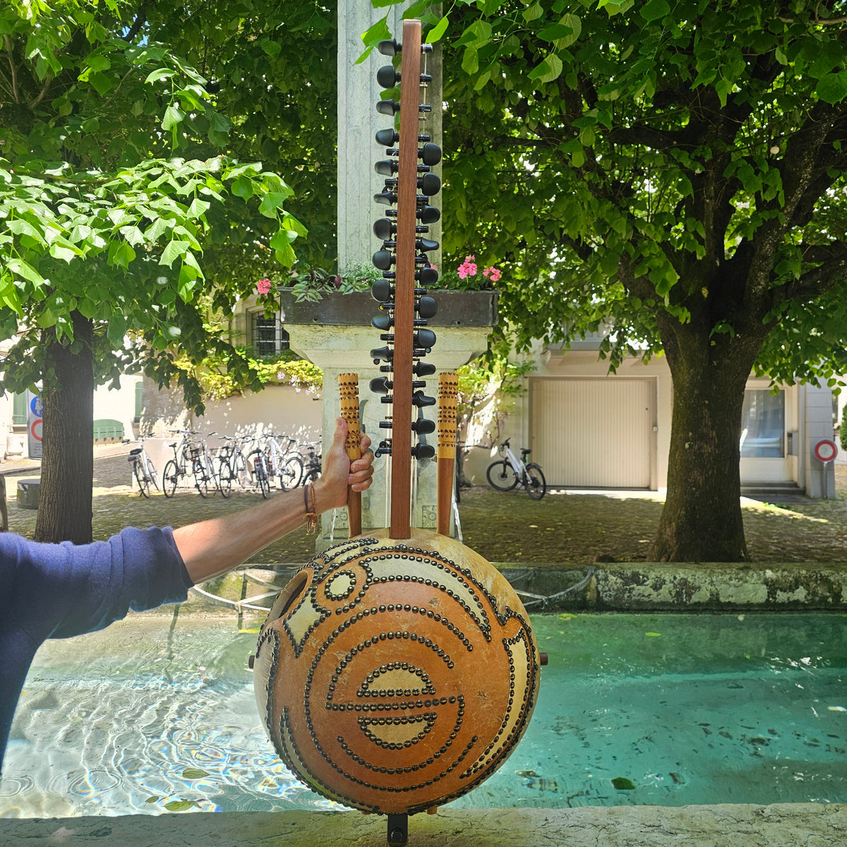 Kora professionnelle - avec demi-tons - accordage mandingue