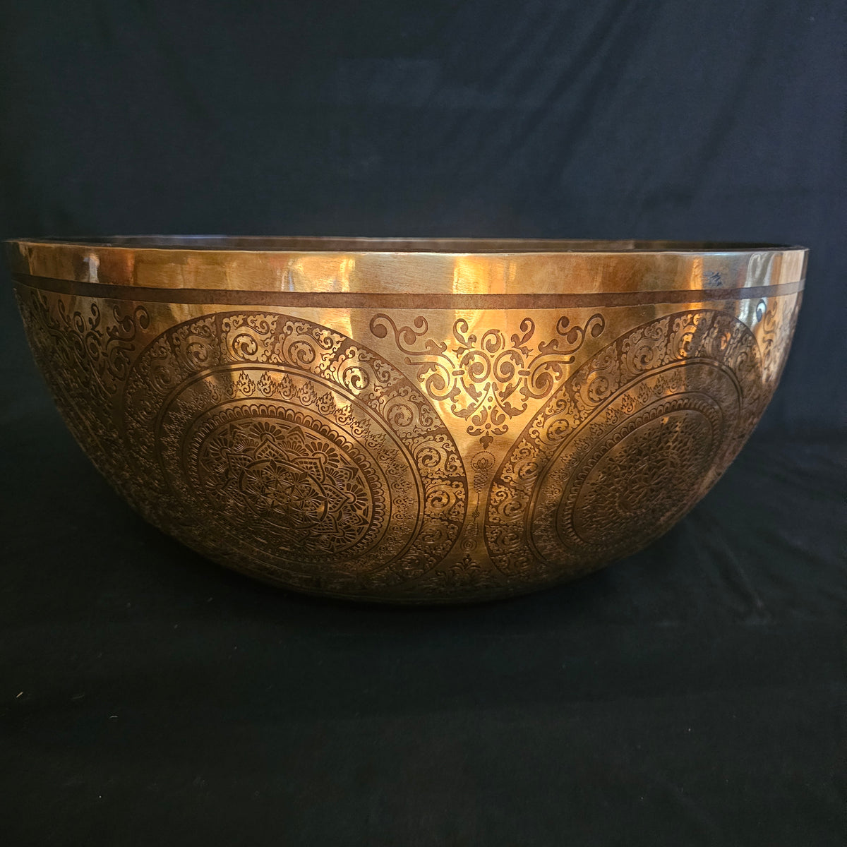 Bols chantants de réflexologie plantaire - F 432 Hz | chakra du cœur | 10 kg ø 53 cm