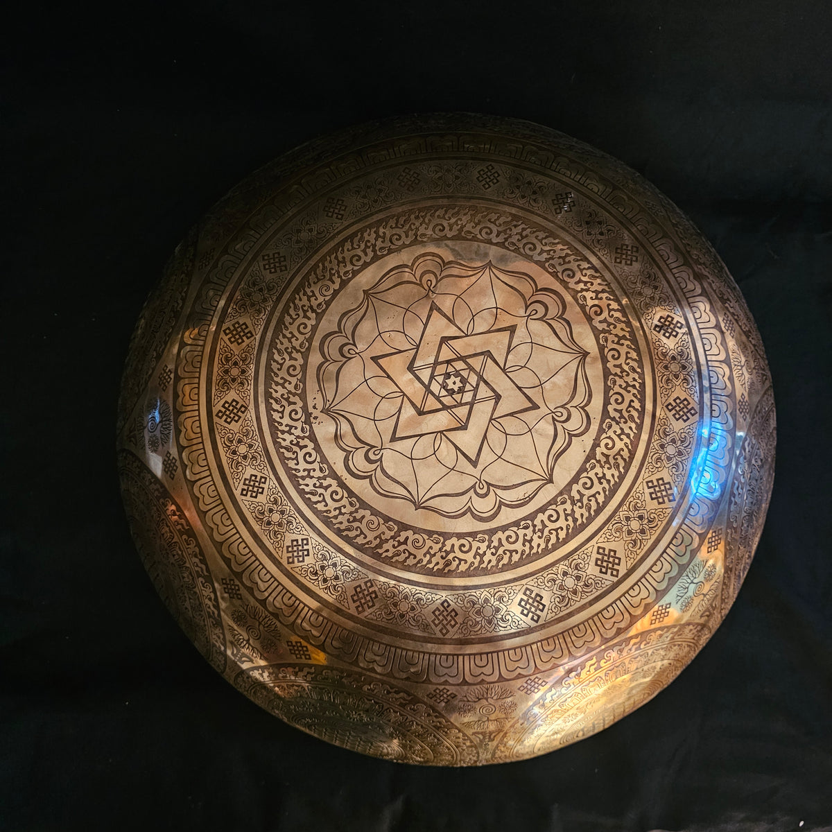 Bols chantants pour réflexologie plantaire - G 432 Hz | chakra de la gorge | 10 kg ø 52 cm