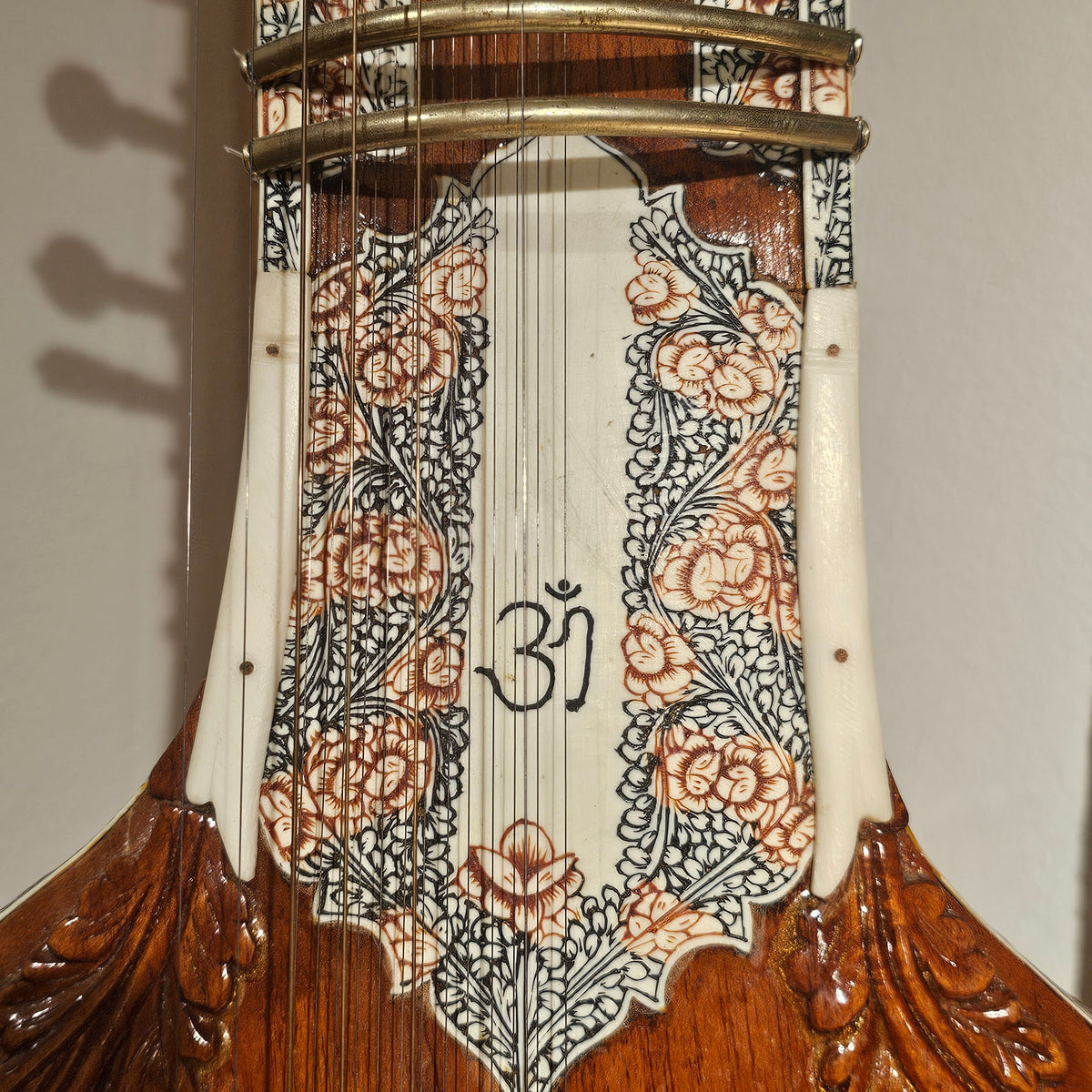 Sitar with case