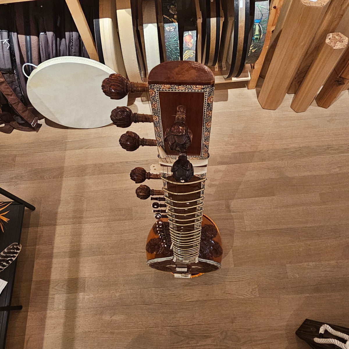 Sitar with case