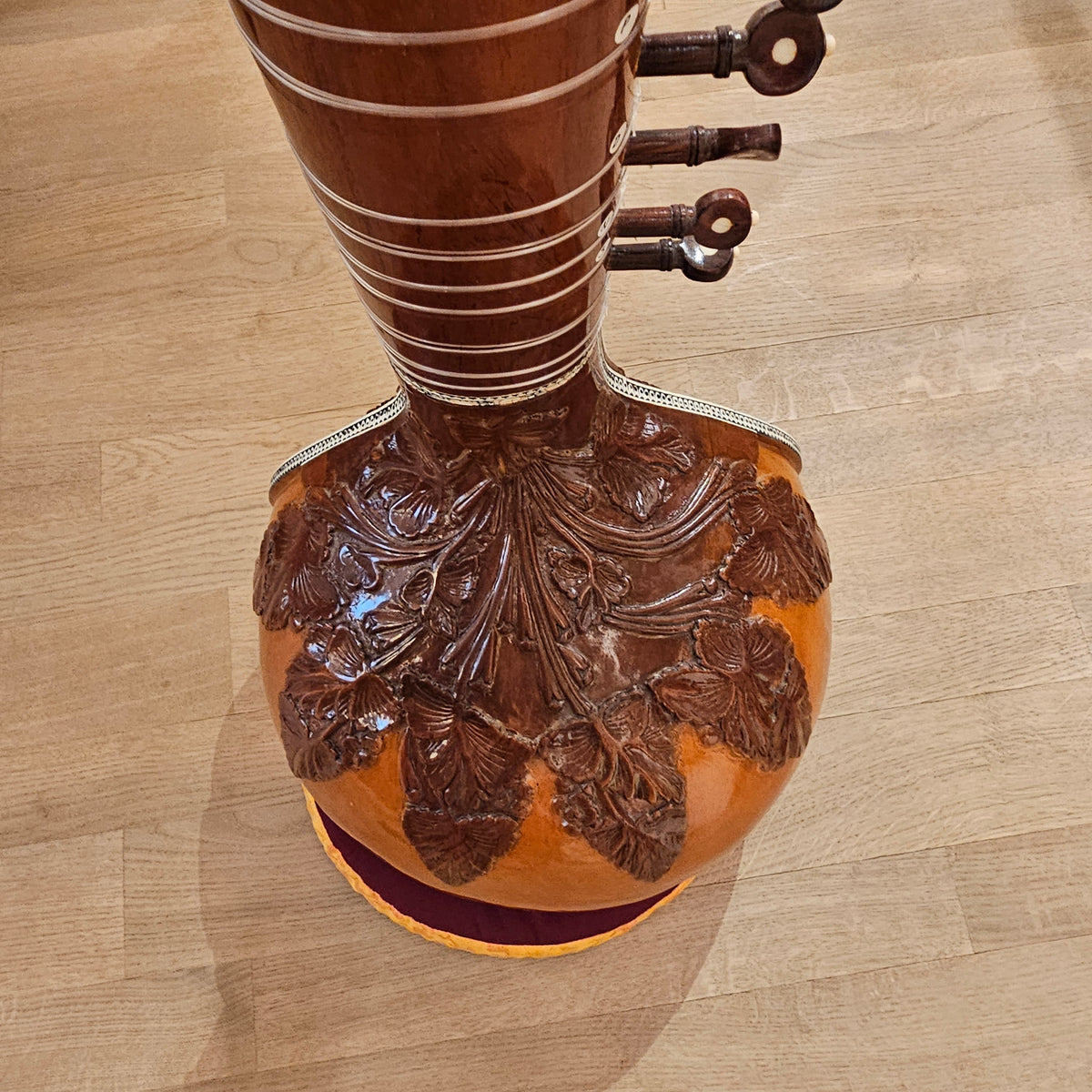 Sitar with case
