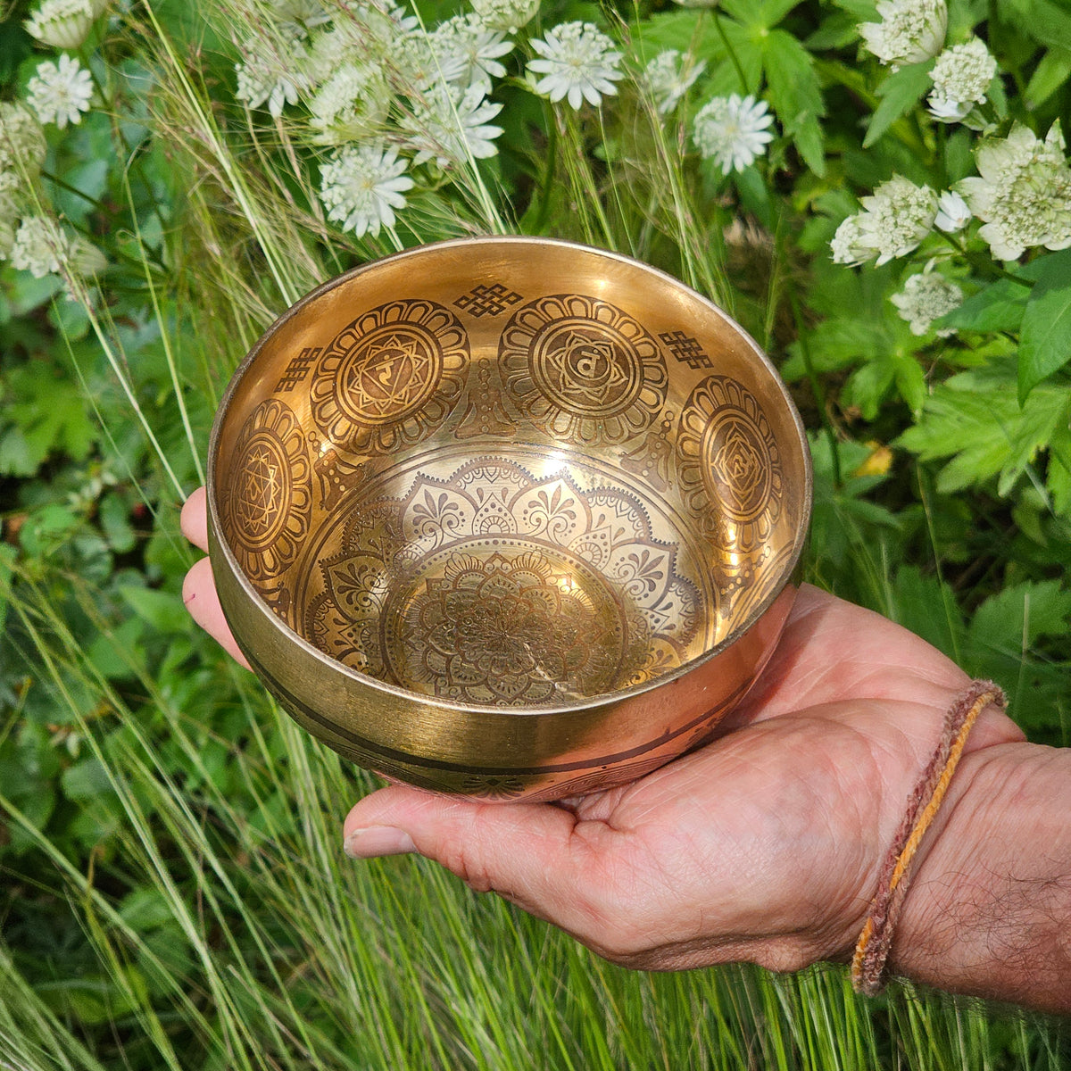 Bol chantant tibétain - Lotus ø 11.5 cm | Bb 432 Hz