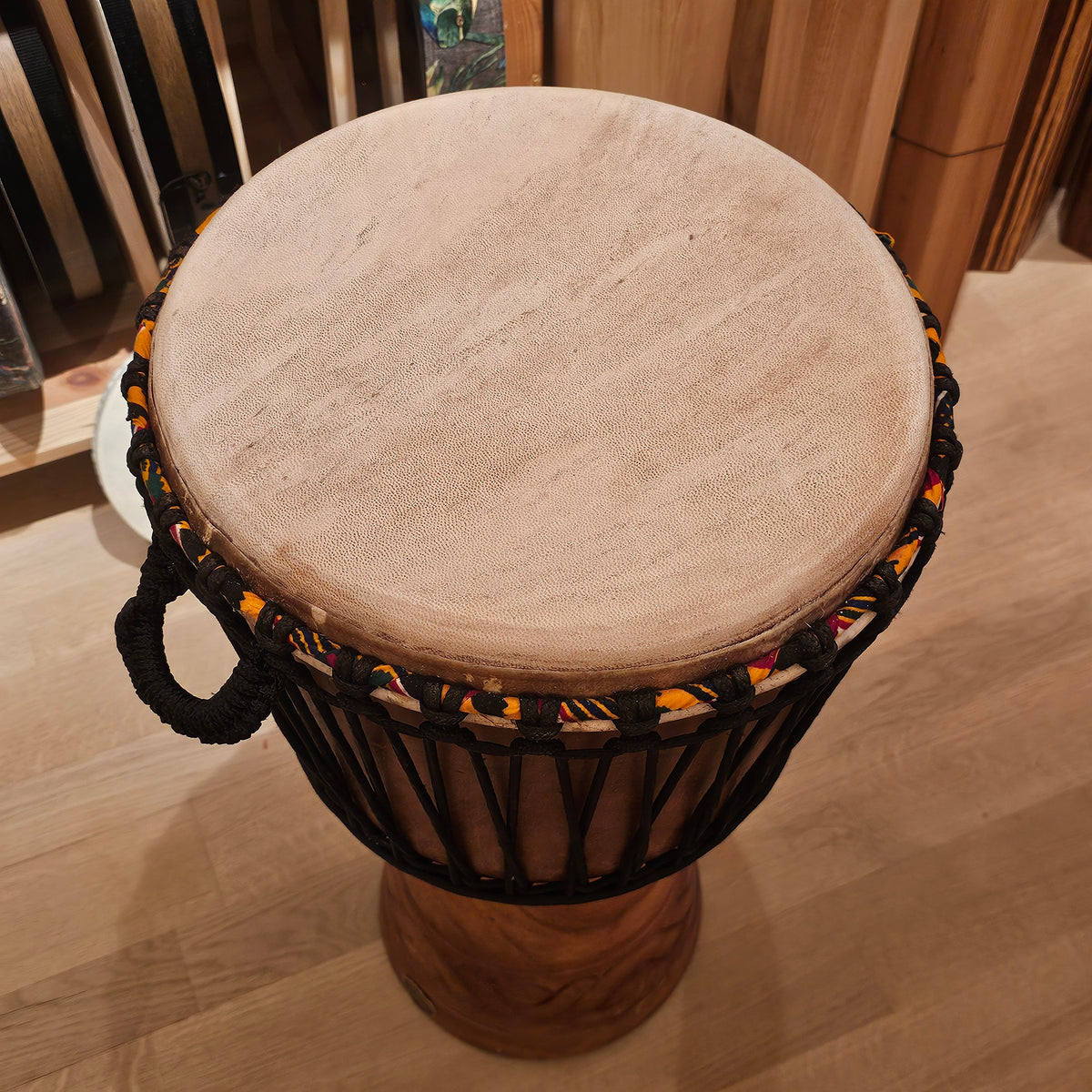 Djembé from Ghana Ø 34 cm, H 64 cm