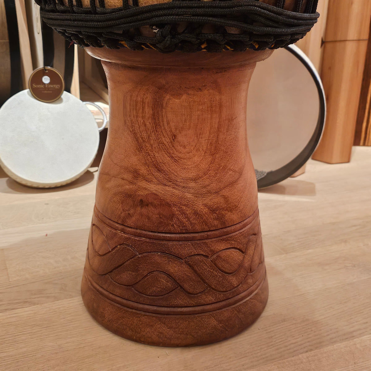 Djembé from Ghana Ø 34 cm, H 64 cm