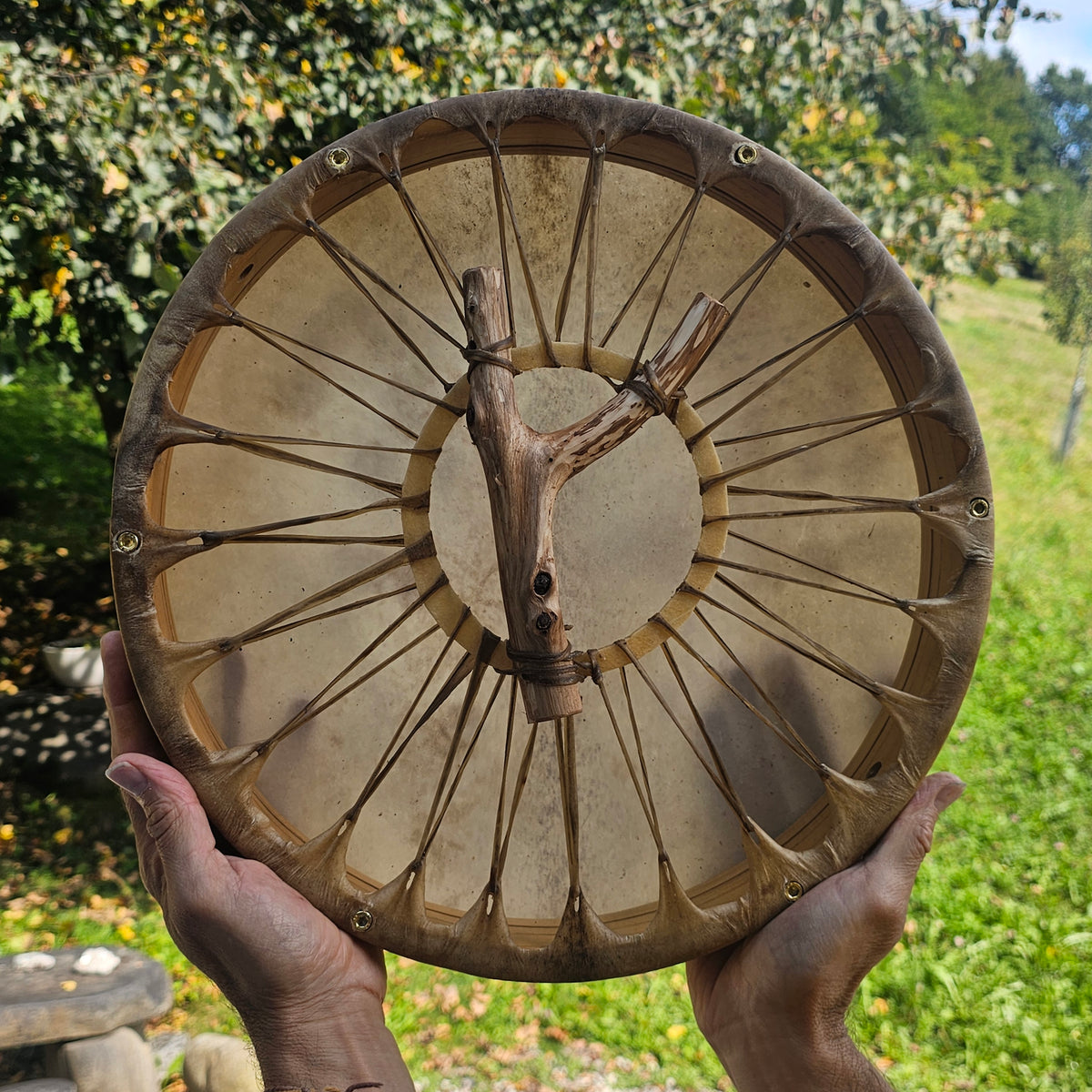 Neumond Schamanentrommel ø 35 cm - stimmbar - Gemse (Kopie)