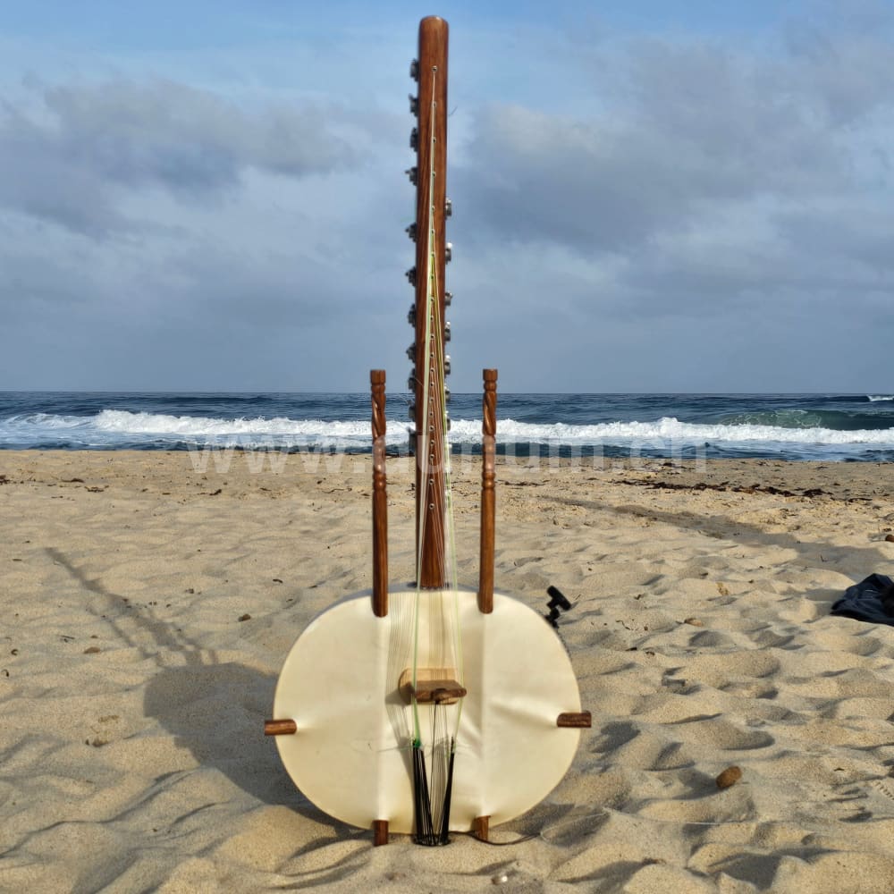 21-saitige Kora aus Gambia | Handgefertigt aus Gueni-Holz