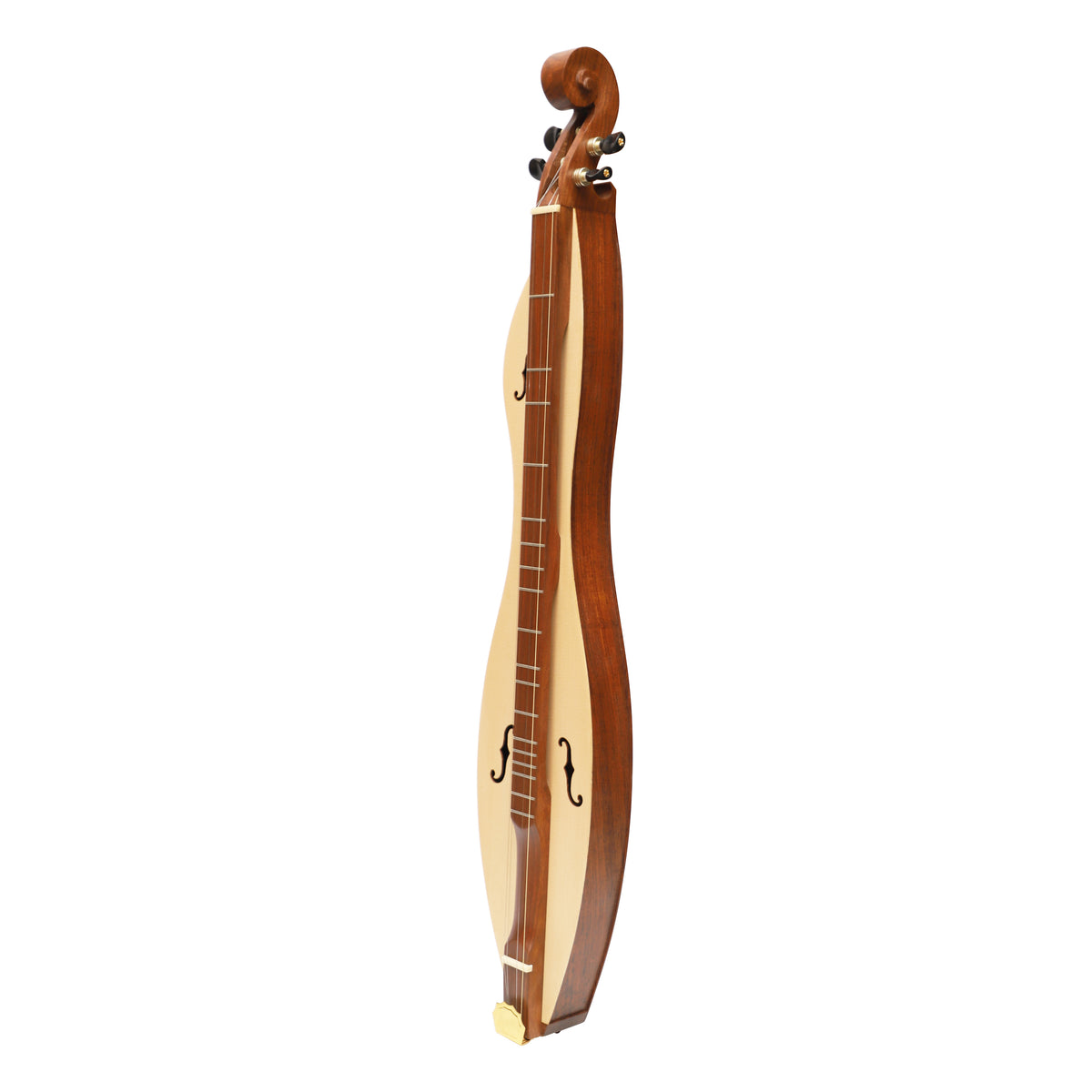 Mountain Dulcimer – 4-saitig, Rosenholz, F-Löcher