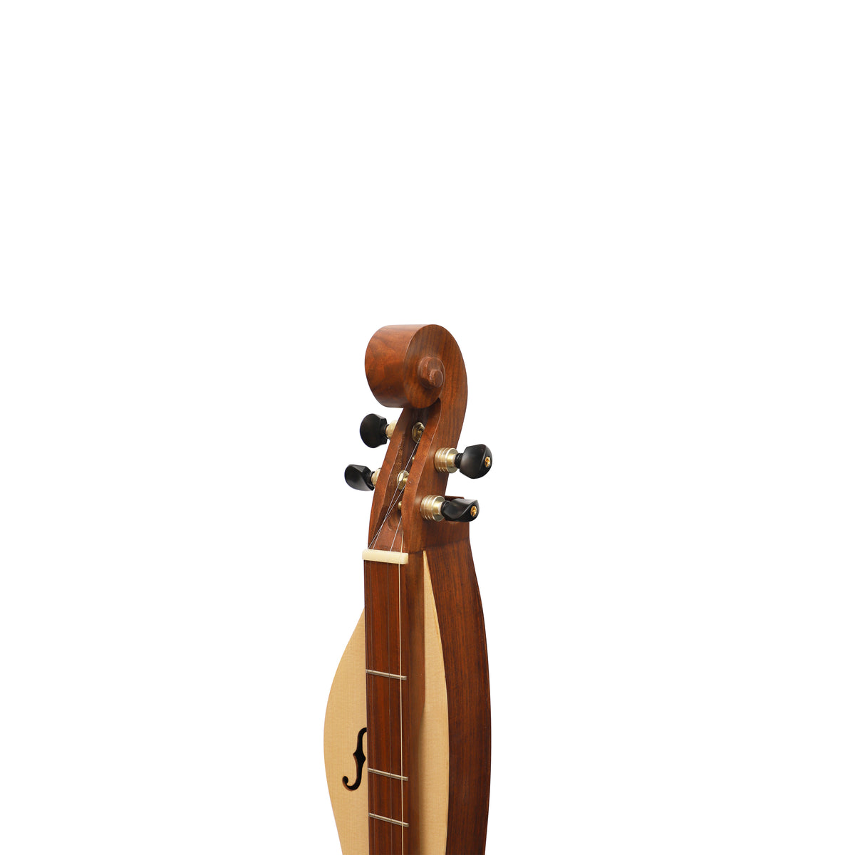 Mountain Dulcimer – 4-saitig, Rosenholz, F-Löcher