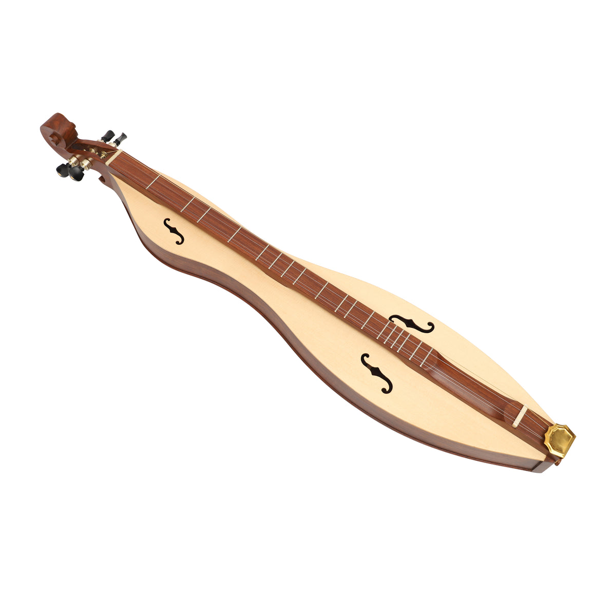 Mountain Dulcimer – 4-saitig, Rosenholz, F-Löcher