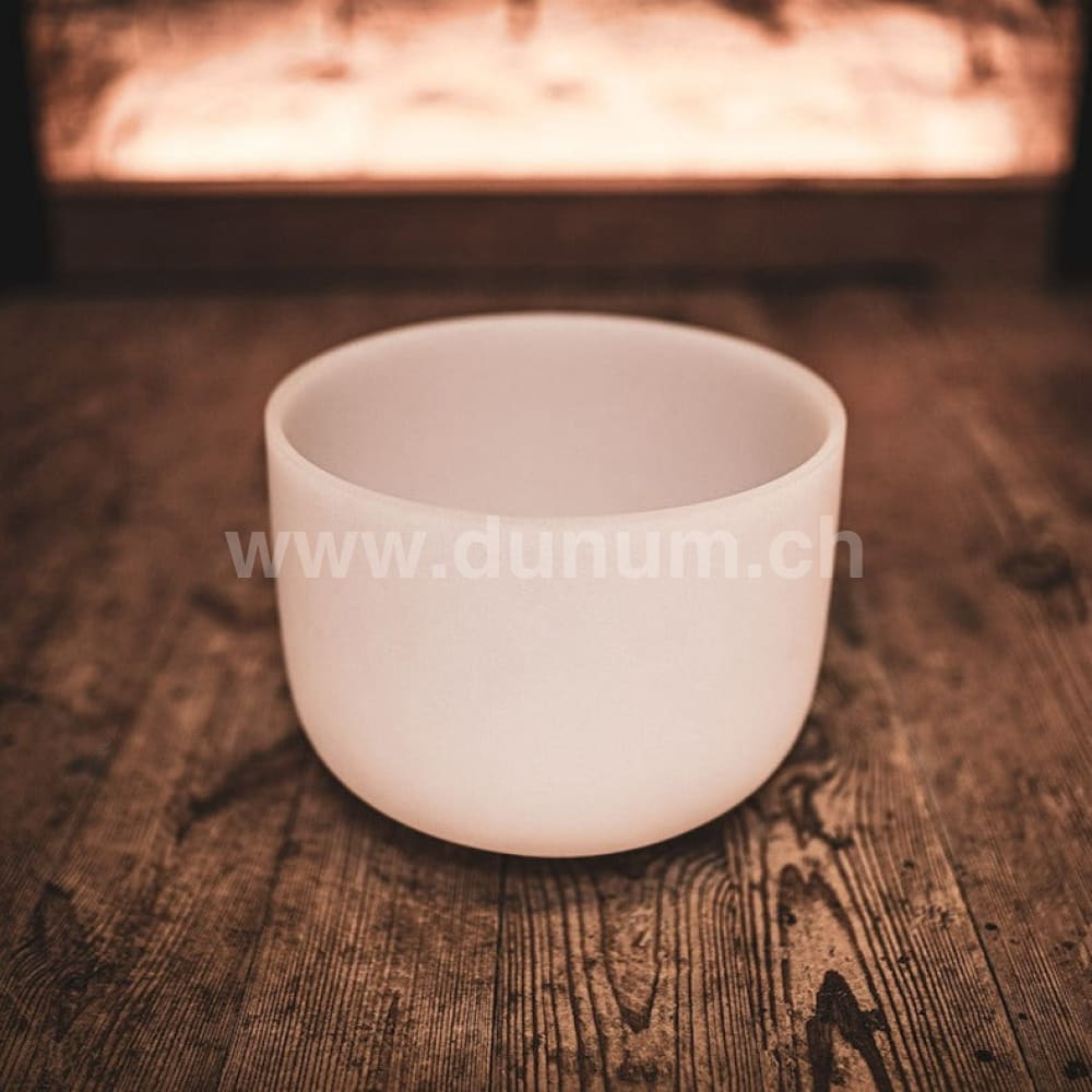 8" / 20cm Kronen-Chakra Kristallklangschale B | 432Hz | Klangschalen & Stimmgabeln | Dunum.ch