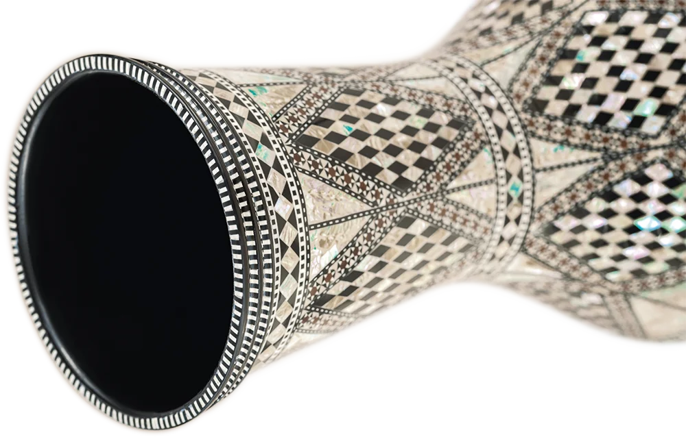 ARTISAN DOUMBEK - WHITE BURL - MOSAÏQUE ROYALE 8 3/4
